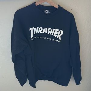 Thrasher Black Crew Neck Sweater